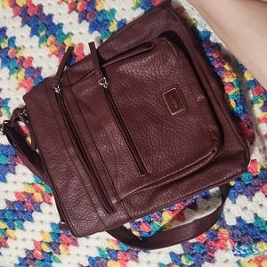 Multi-pocket Fake Leather Purse